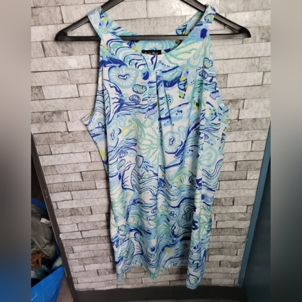 Charlie Paige size Large ladies sleeveless summer beach dress